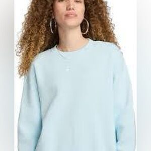 Nike baby blue fleece pullover size M